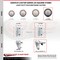 Service Caster 5 Inch Maroon Poly Swivel 7/8 Inch Square Stem Caster with Total Lock Brake SCC SCC-SQTTL20S514-PPUB-MRN-78 - alternate 5